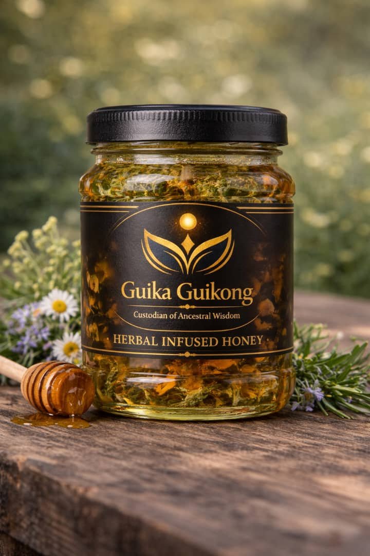 Herbal infused honey